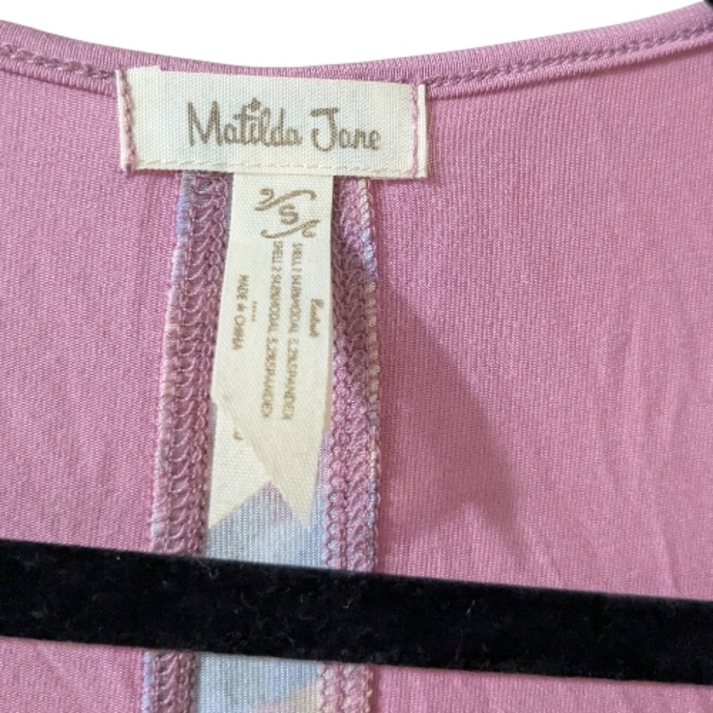 Matilda Jane Pink Tank Top, Size Small - Picture 2 of 4
